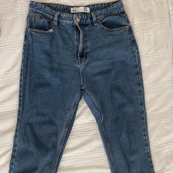 Dark Mom Jeans - Picture 1 of 5